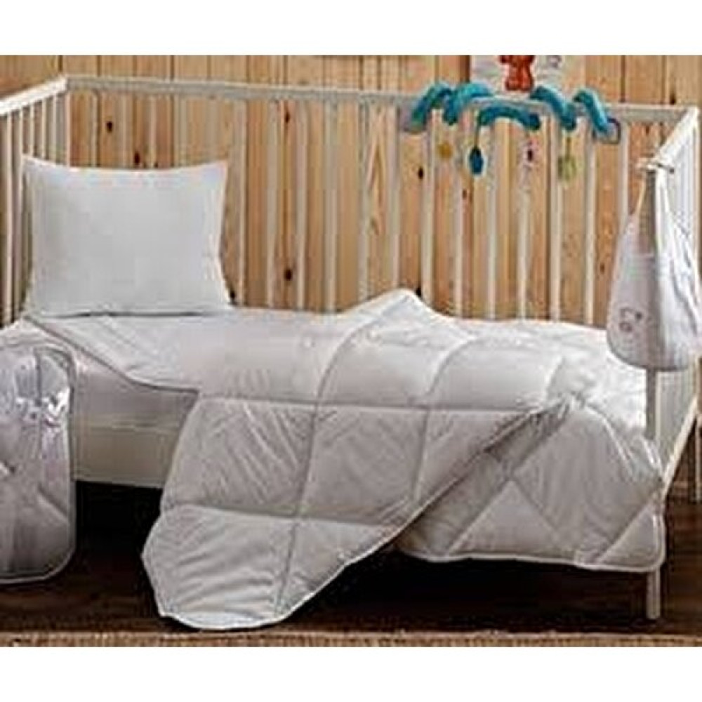 Leblanc Bebek Yorganı Yün Bebe Yorgan Çocuk 110X150 Doğalyün - Beyaz - 110 x 150 cm Bebek Yorganı Fiyatı