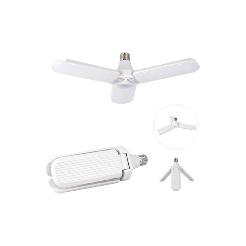 LED Bossled 3 Kollu Katlanabilir Pervane LED Ampul 40 Watt Beyaz Işık Pervane LED Ampul - 40 - 40 W Led Aydınlatmalar Fiyatı