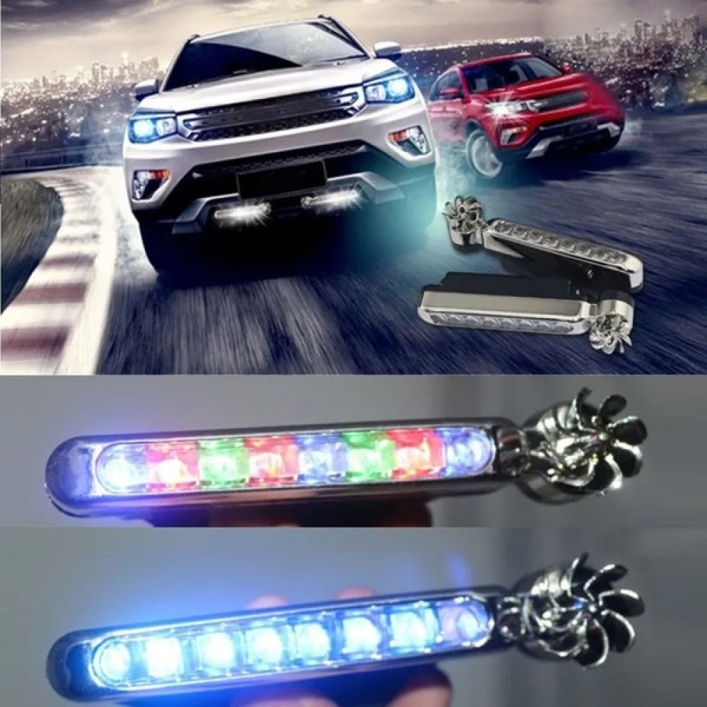 LED Çakar Lamba Seti Rgb Rüzgar Enerjili Oto Boyaları Fiyatı