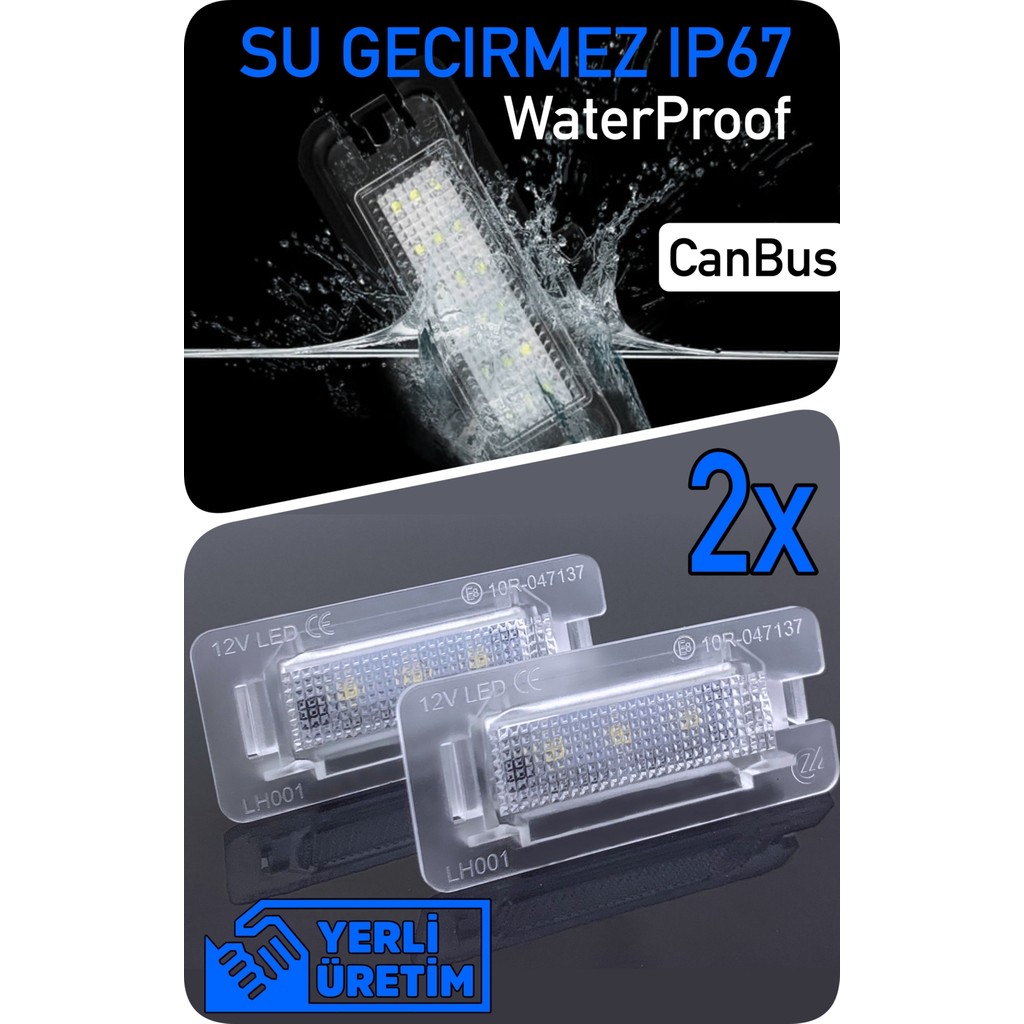 Led Edition Audi Q5 8R 2008-2017 Canbus LED Plaka Aydınlatma Ledi Lambası Diğer Fiyatı