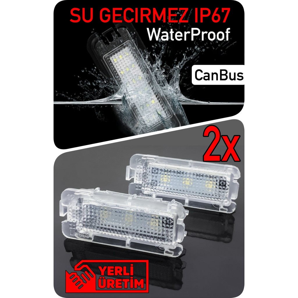 LED Edition Ford Focus 2 MK2 2004-2020 Canbus LED Plaka Aydınlatma Ledi Lambası SSD / Solid State Drive Fiyatı