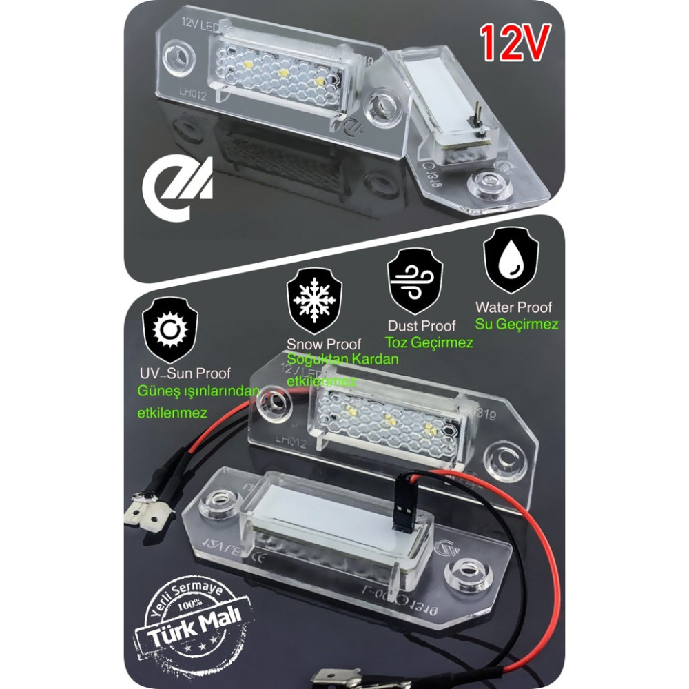 Led Edition Ford Focus 2 ( MK2 DM2 ) 2004-2012 Canbus LED Plaka Aydınlatma Ledi Lambası Ledli Lambalar Fiyatı