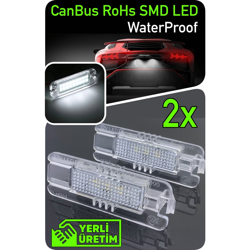 Led Edition Seat Leon 2 3 1P 5F 2005-2020 Canbus LED Plaka Aydınlatma Ledi Lambası Diğer Fiyatı