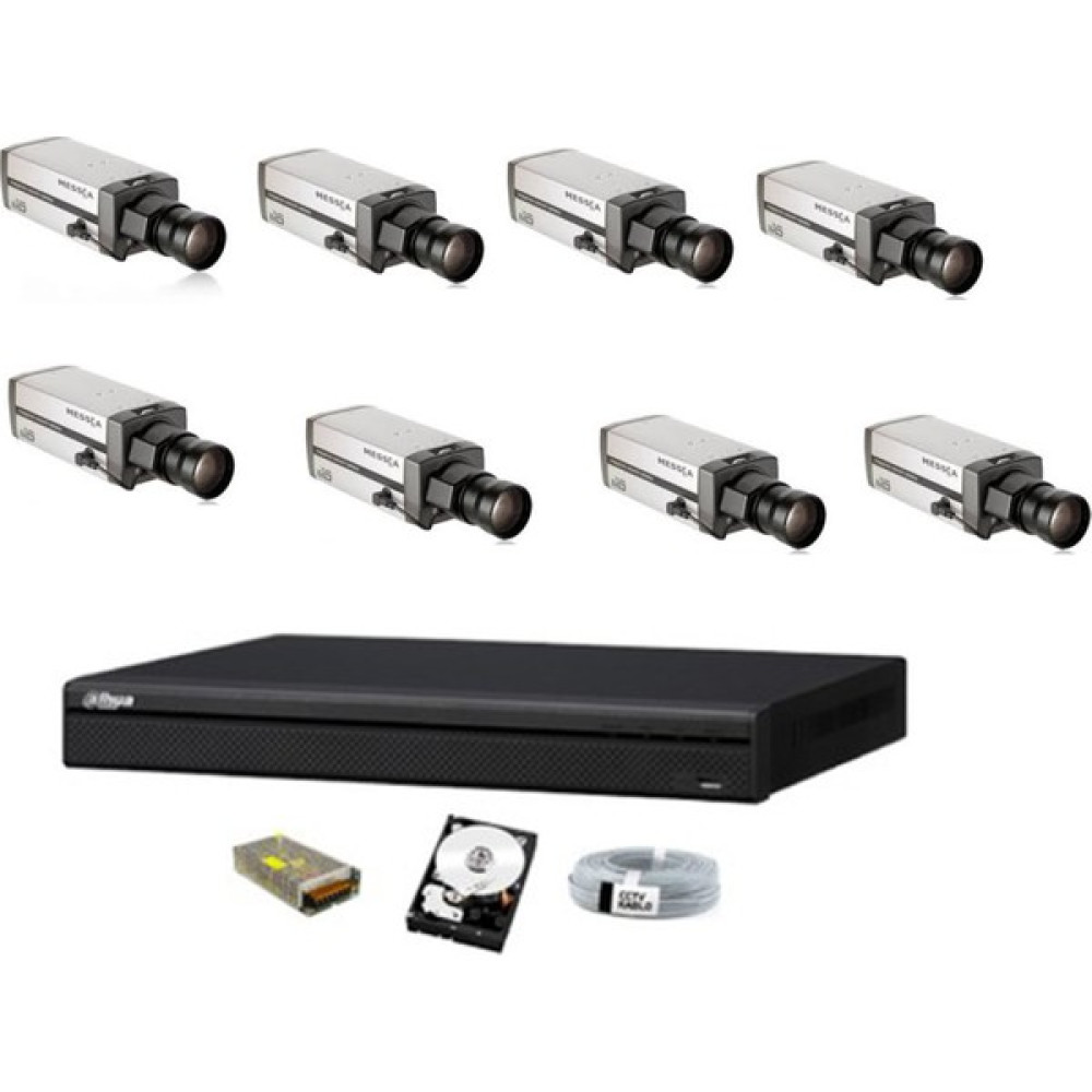 LED Messoa Ip Kamera Set 8'li Güvenlik Kameraları Fiyatı