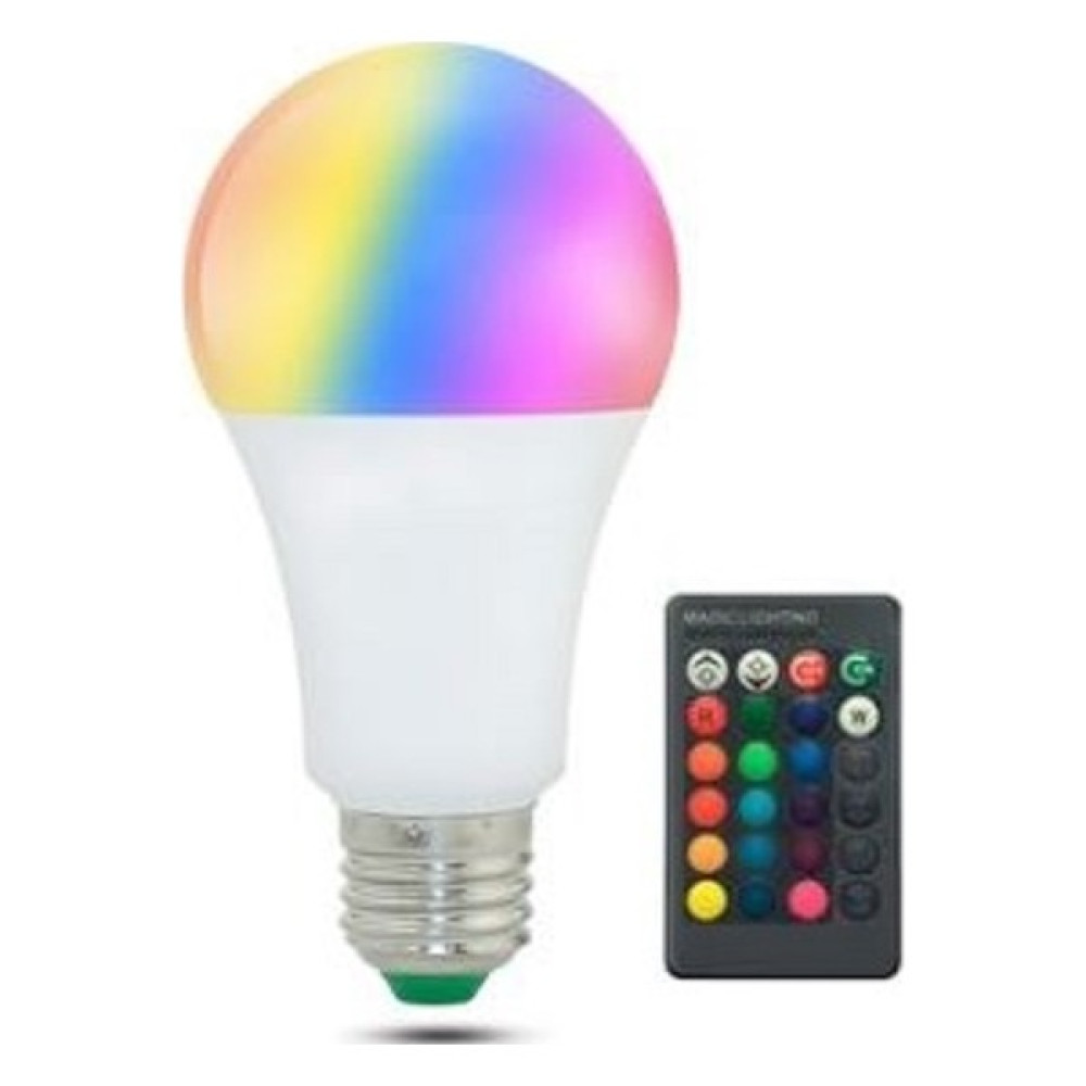 LED Pazarı Kumandalı Renkli Ampul 16 Renk Led Aydınlatmalar Fiyatı
