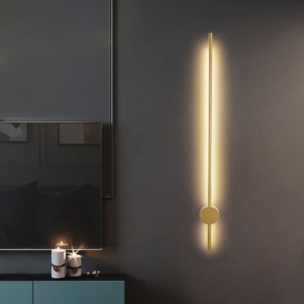 Led Projem Dekoratif Modern LED Duvar Apliği 60CM - Gold Avize Fiyatı