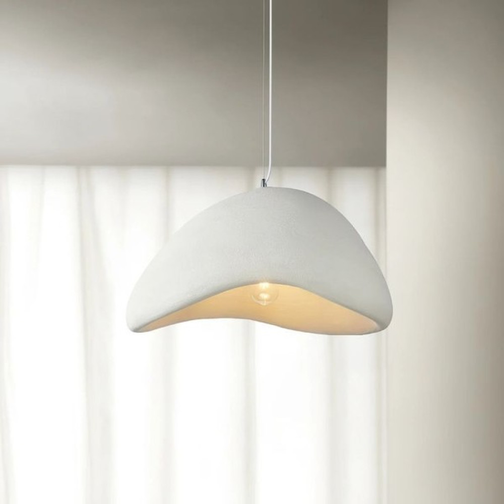 Led Projem Kaya Beton Tekli Sarkıt Avize Beton E27 Modern Avize - 30cm - Beyaz Avize Fiyatı