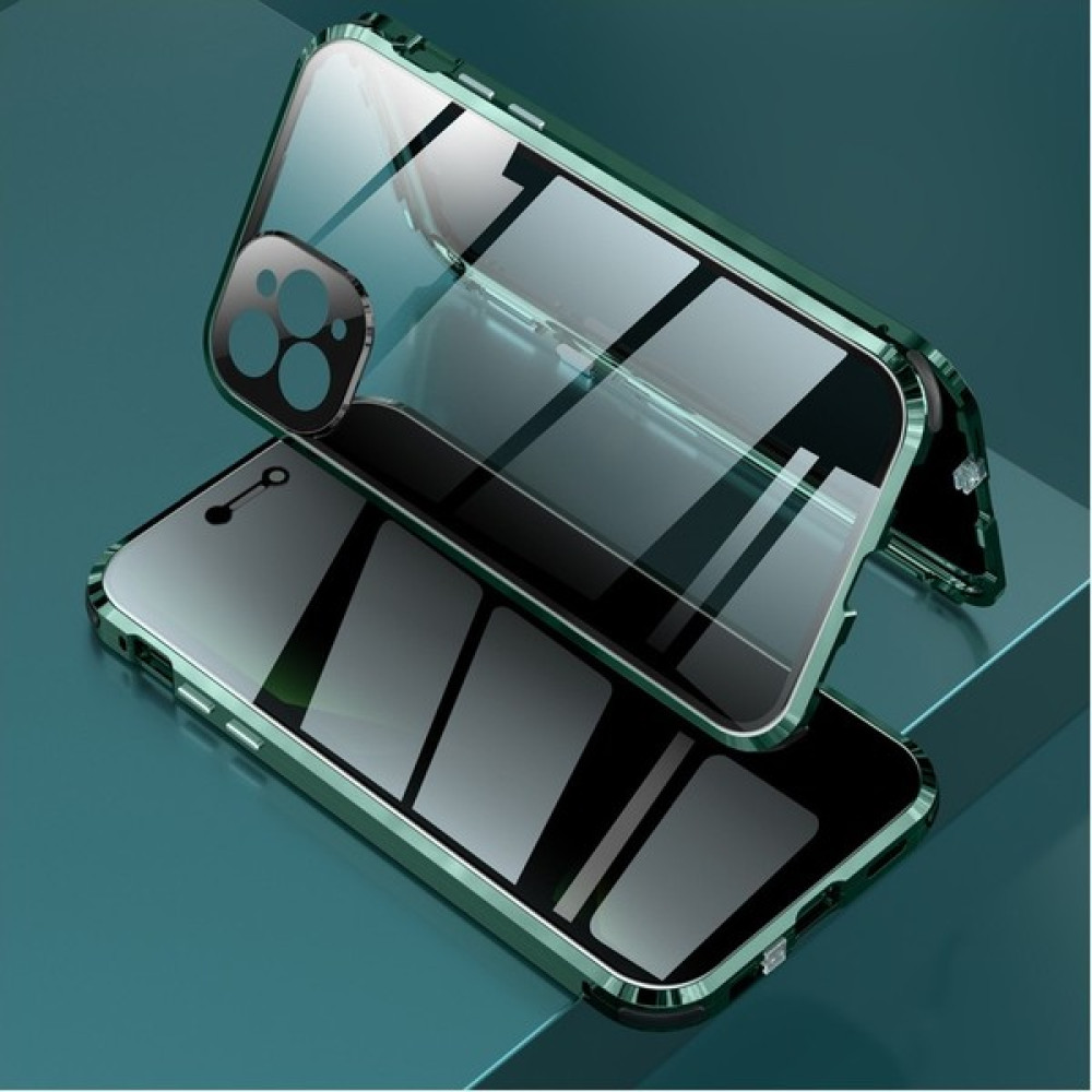 Leda Digital Home Iphone 11 Pro Max Metal Çerçevesi+Çift Side Temperli Cam+Kapak Kiliti Kurulumu Anti-Peep Kılıfı (Yurt Dışından) - Açık Pembe - Yeşil Cep Telefonu Kılıfı Fiyatı