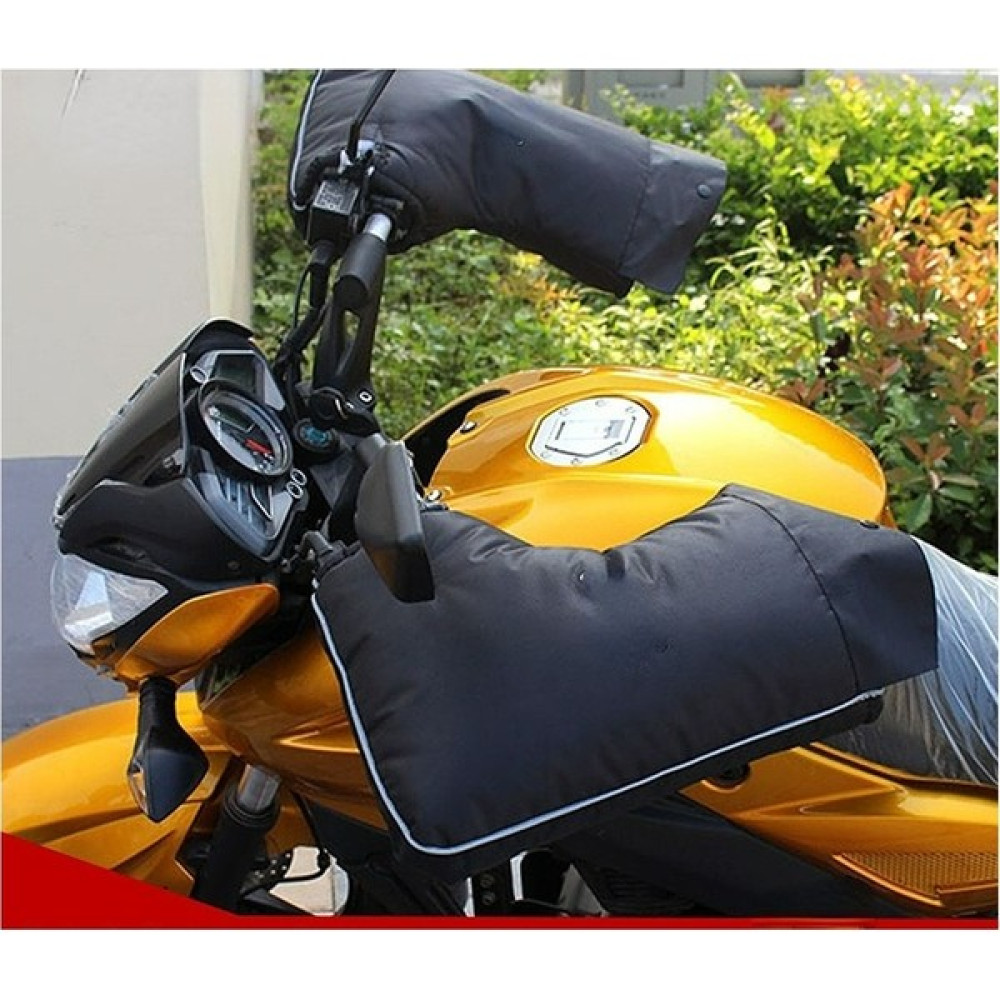 Leda Senzhuo Su Rüzgar Geçirmez Elektrikli Motor Scooter Bisiklet Sıcak Eldiven (Yurt Dışından) - Siyah - Beyaz - Standart Motorsiklet Eldivenleri Fiyatı
