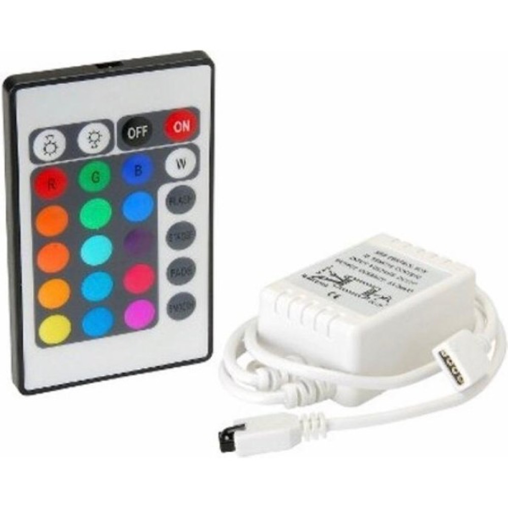 Leddolu 6 Amper Rgb Şerit LED Kontrol Cihazı 24 Tuşlu Led Aydınlatmalar Fiyatı