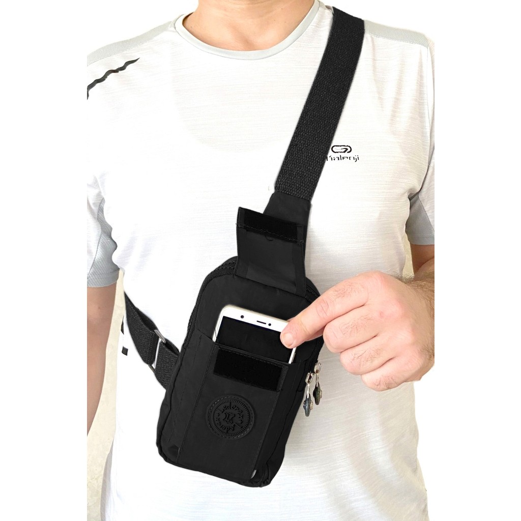 Lederax LD49 Krinkıl Mini Çapraz Göğüs Çantası Bodybag Su Geçirmez Malzeme ile Günlük Kullanım için Ergonomik Tasarım Giyim & İç Giyim Fiyatı