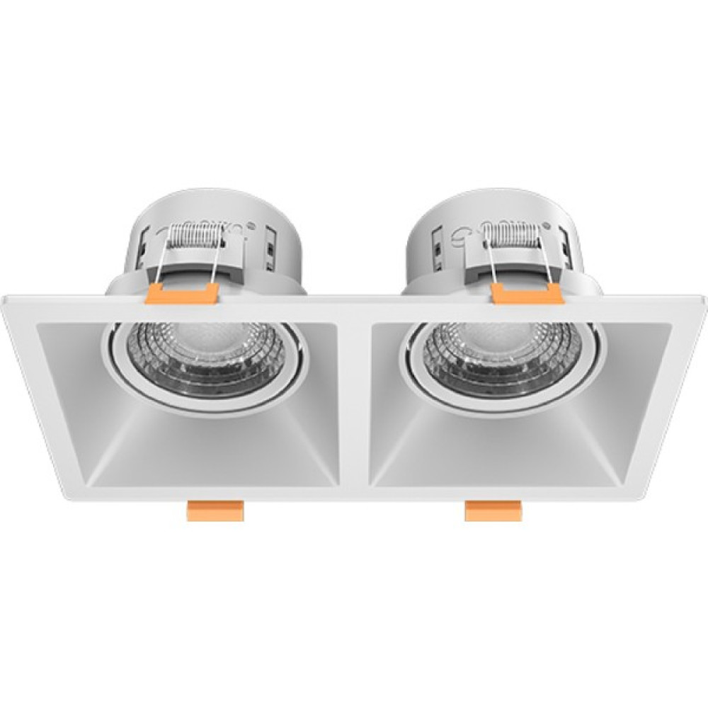 Ledhouse 2x8 W Ikili Kare Smd LED Sıva Altı Spot Lamba Tavan Armatür ( Beyaz Kasa - 6500K Beyaz Işık ) Spot Fiyatı