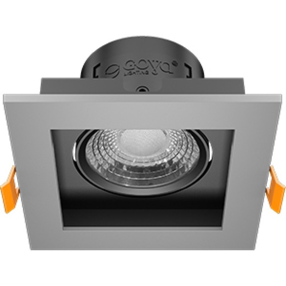 Ledhouse 8 W Kare Smd LED Sıva Altı Spot Lamba Tavan Armatür ( Titanium Kasa - 6500K Beyaz Işık ) - Gri Spot Fiyatı