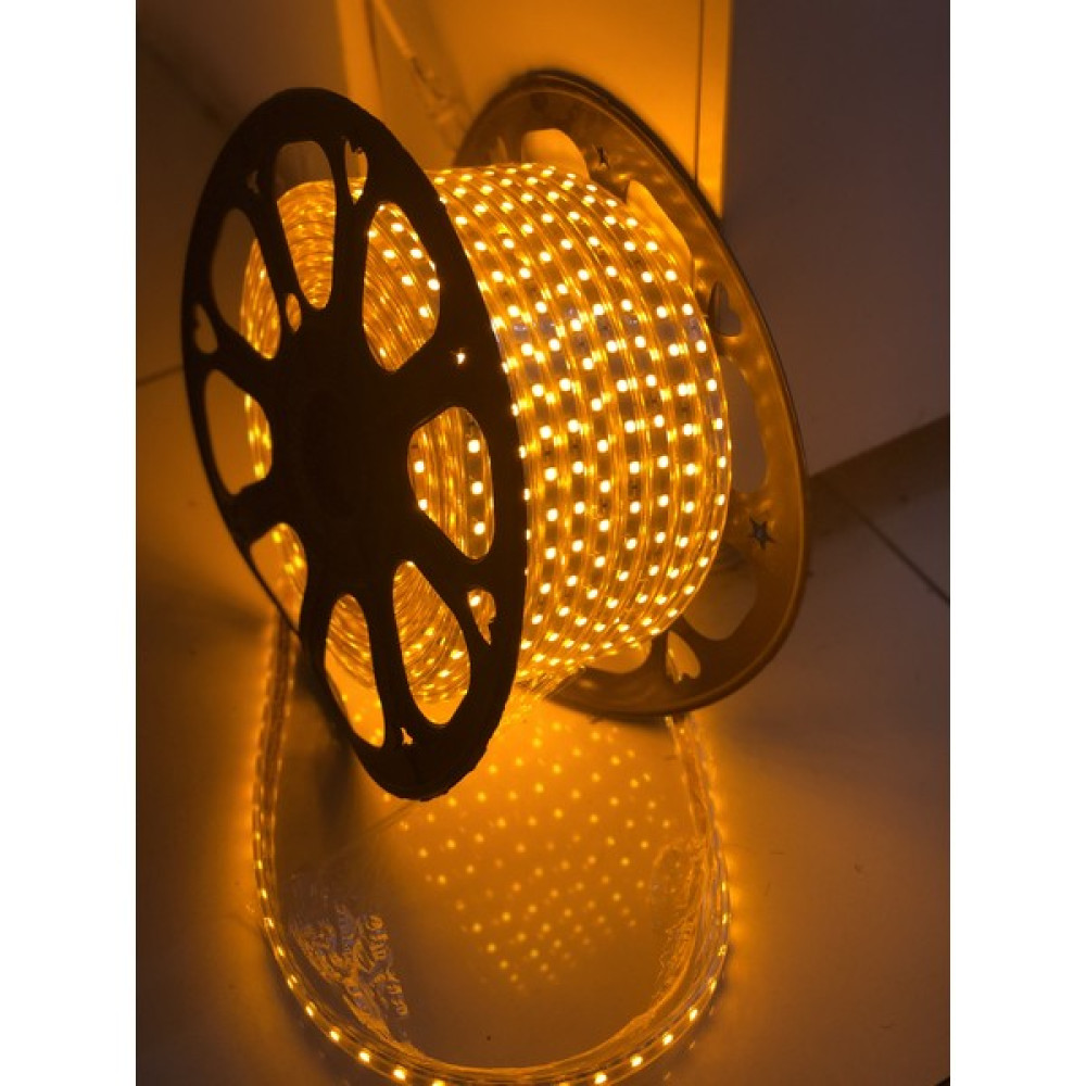 Ledim 220V İle Çalışan Dış Mekan Uyumlu Hortum Şerit Led Amber 10 m Led Aydınlatmalar Fiyatı