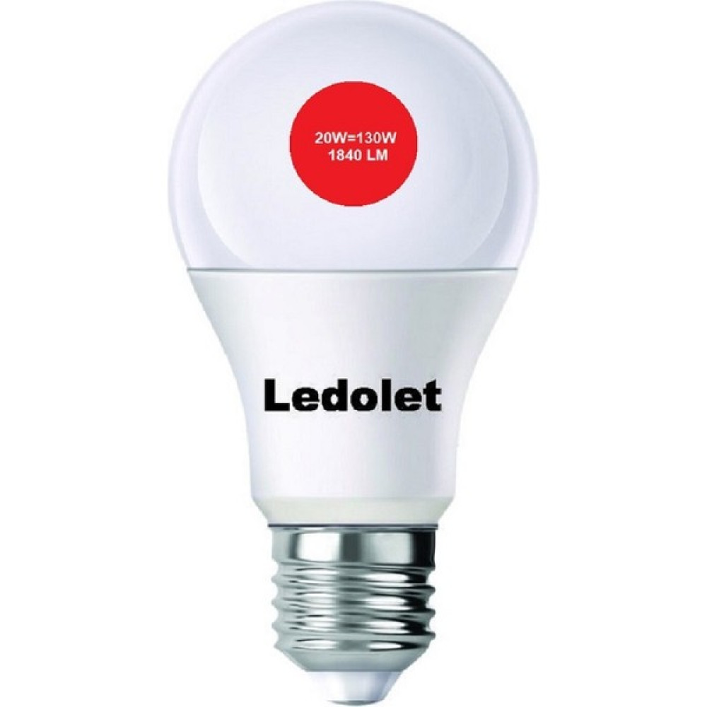Ledolet LED Ampul 20 W Beyaz 6500K - 20 - 25 W Led Aydınlatmalar Fiyatı