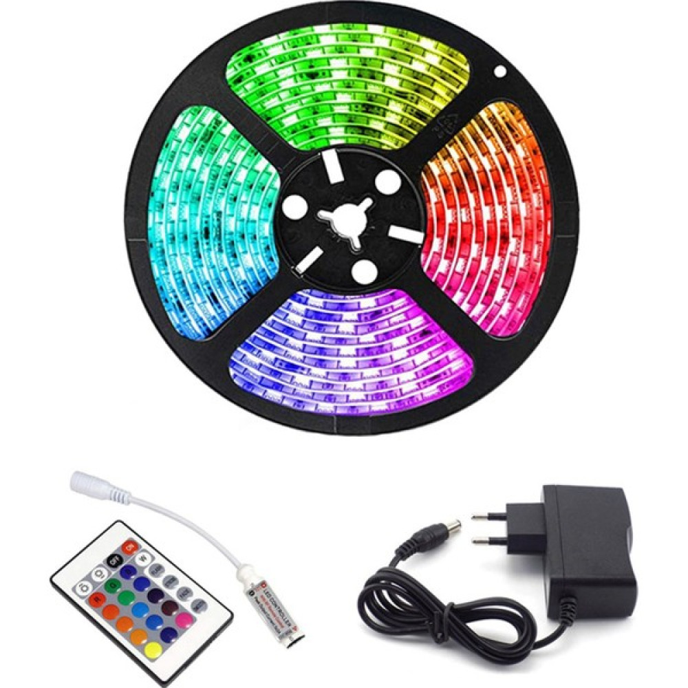 Ledolet Rgb Kumandalı Şerit LED 5m Silikonlu IP65 Su Geçirmez Dım'li Led Aydınlatmalar Fiyatı