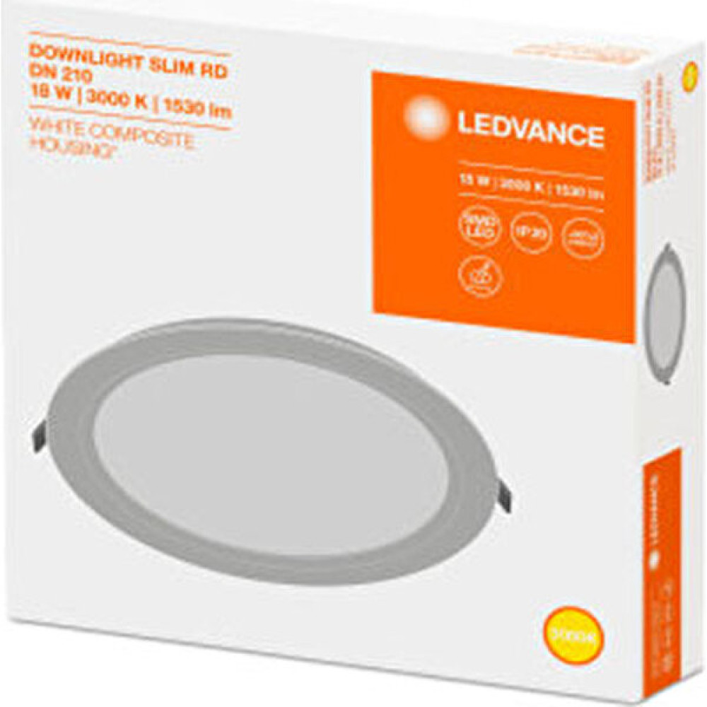 Ledvance LED Slim Downlight 18W Sarı Işık 1530LM Panel Spot Fiyatı
