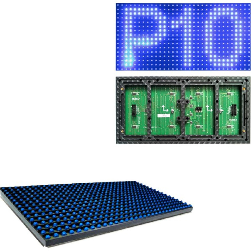 LEDWELL LED Panel P10 Mavi 16X32CM Oto Teypleri Fiyatı