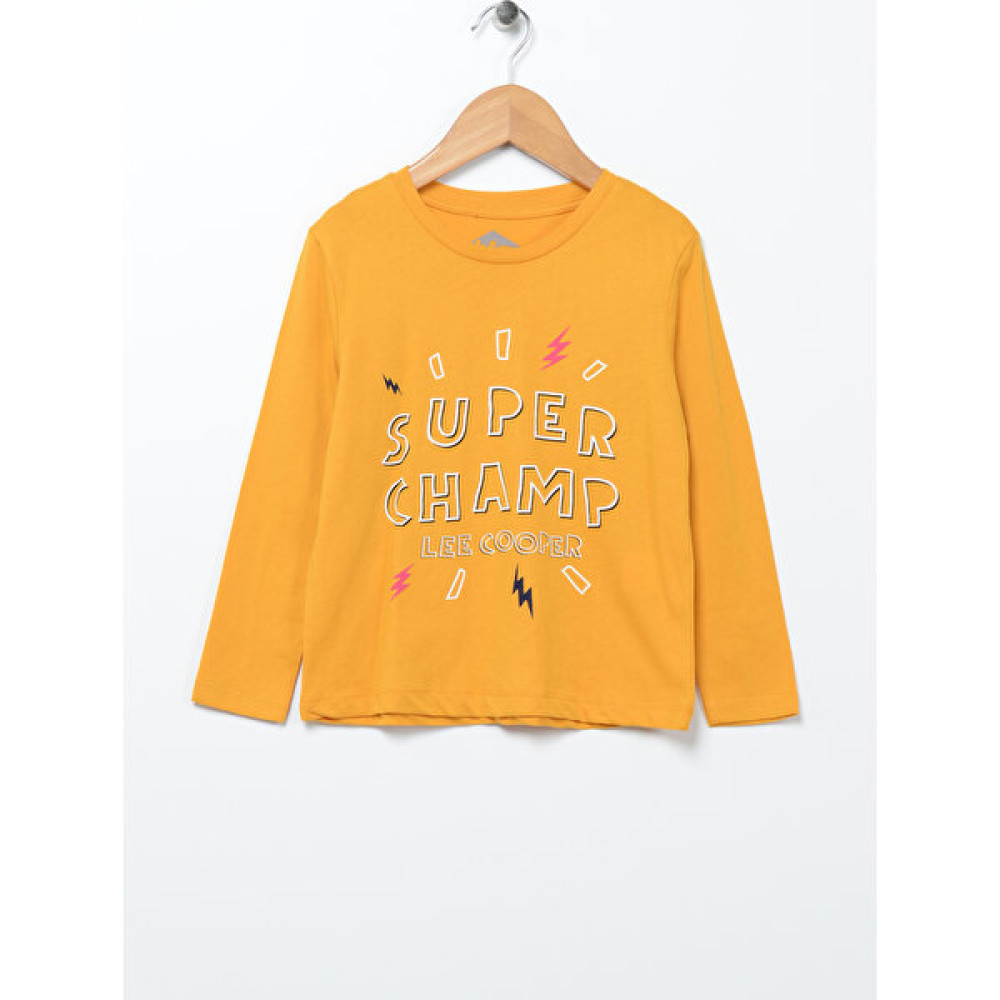 Lee Cooper Baskılı Hardal Erkek Çocuk T-Shirt 231 Lcb 242001 Brado Hardal Erkek T-shirt Fiyatı