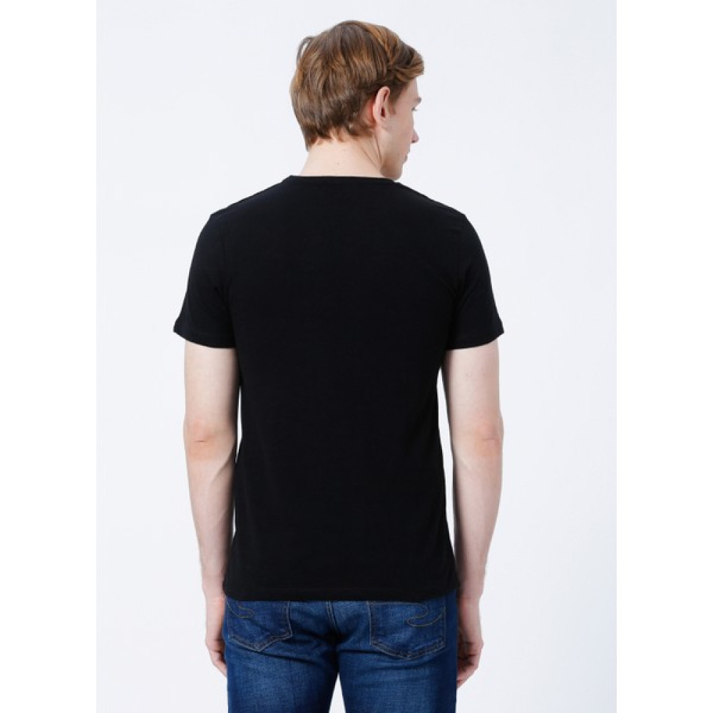 Lee Cooper Bisiklet Yaka Slim Fit Baskılı Siyah Erkek T-Shirt - 222 LCM 242026 Hardy Erkek T-shirt Fiyatı