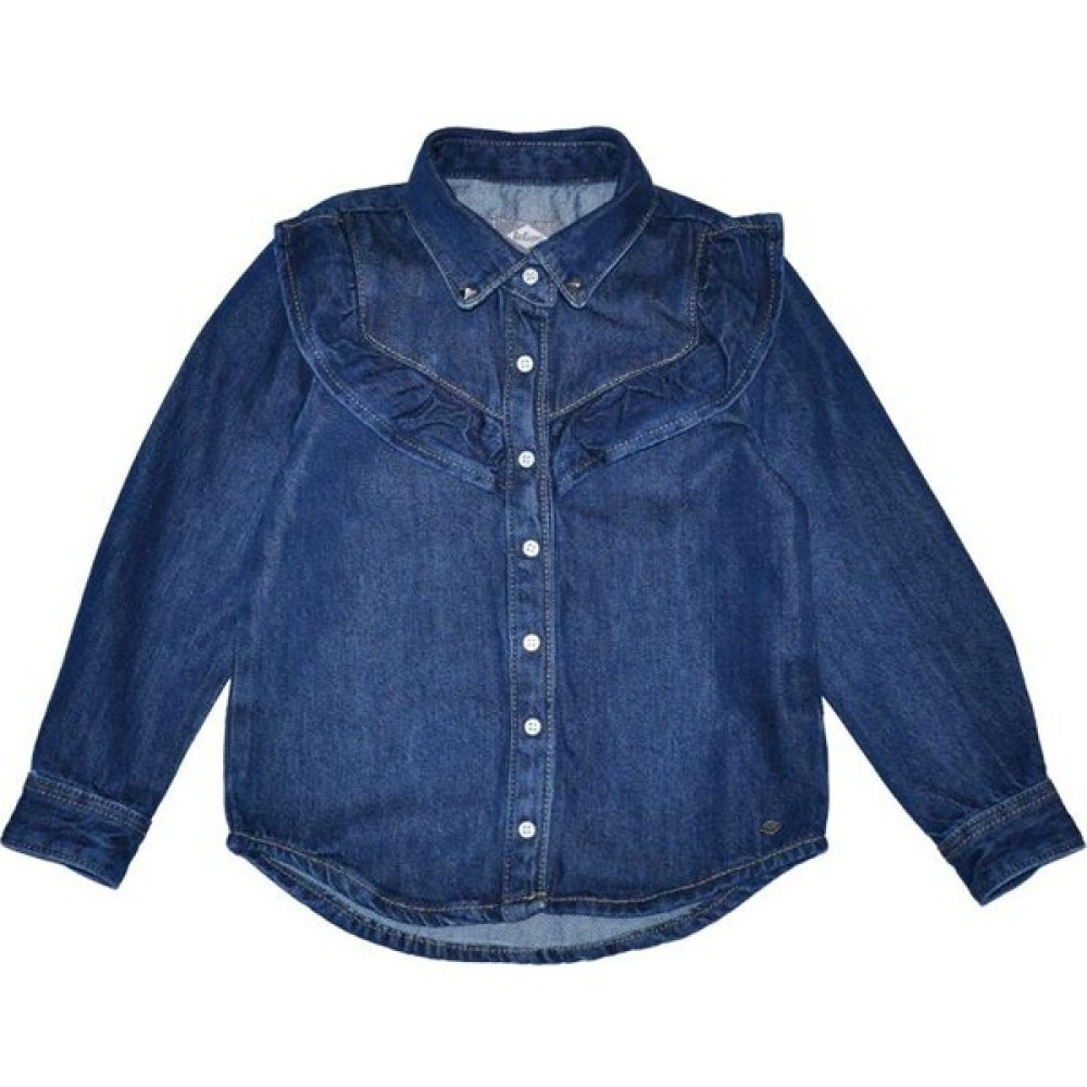 Lee Cooper Cherry Kız Çocuk Jean Gömlek Dark Blue Kız Çocuk Gömlek Fiyatı
