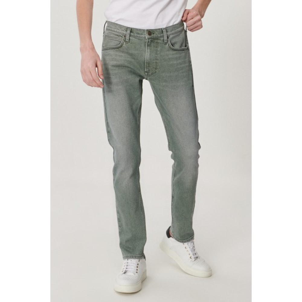 Lee Erkek Luke Açık Haki Slim Düşük Bel Dar Paça Esnek Jean Pantolon Erkek Jeans / Kot Pantolon Fiyatı