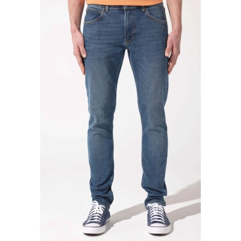 Lee Erkek Luke Slim Fit Dar Kesim Normal Bel Mavi Esnek Jean Kot Pantolon - L719043XT Erkek Jeans / Kot Pantolon Fiyatı