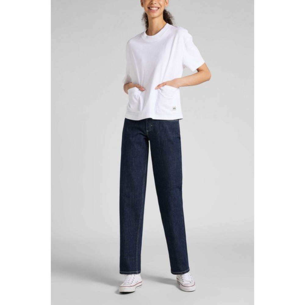 Lee Jane Cuffed Straight Fit Yüksek Bel Jean Kot Pantolon Bayan Jeans / Kot Pantolon Fiyatı