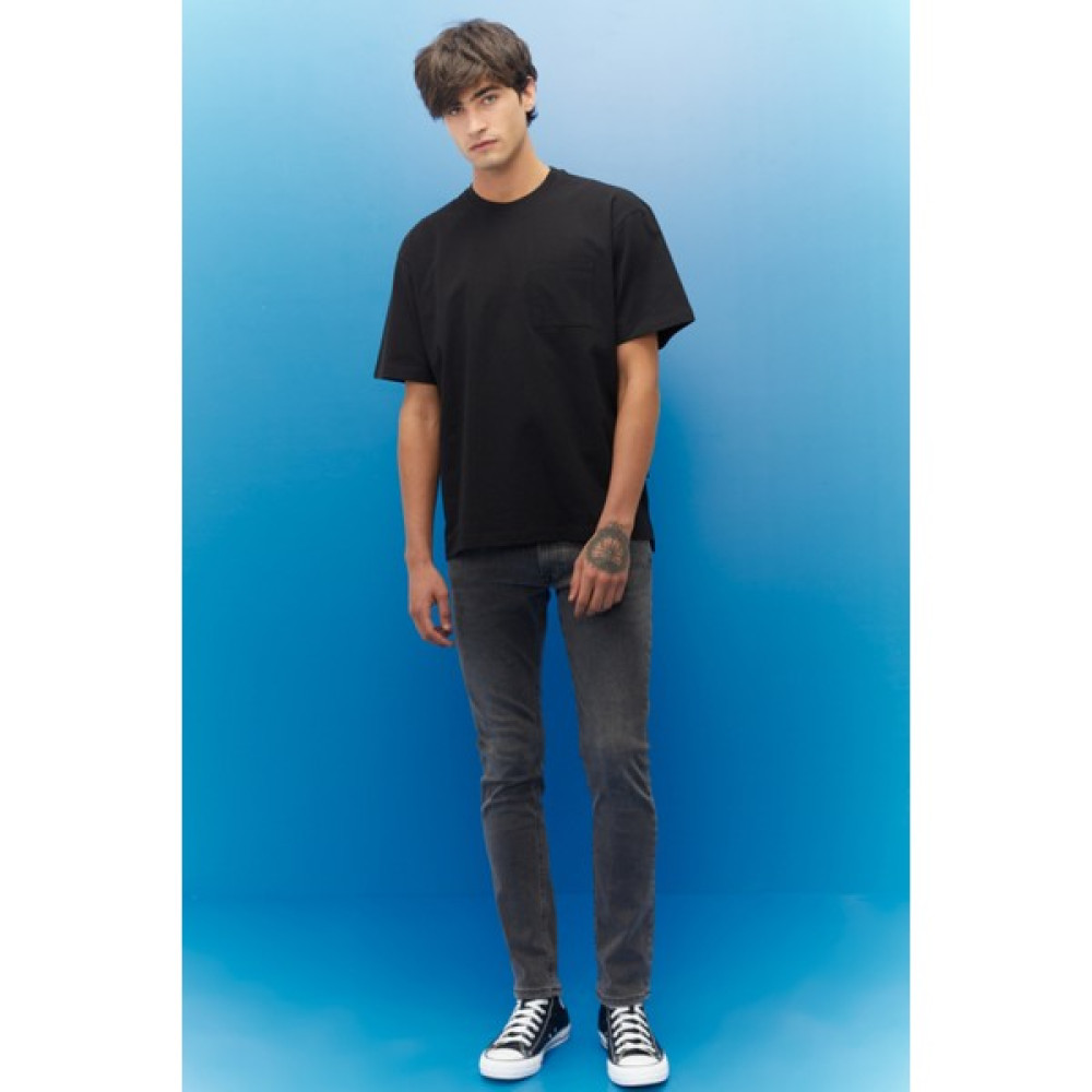 Lee Luke Slim Tapered Dar Kesim Düşük Bel Antrasit Esnek Jean Kot Pantolon Erkek Jeans / Kot Pantolon Fiyatı