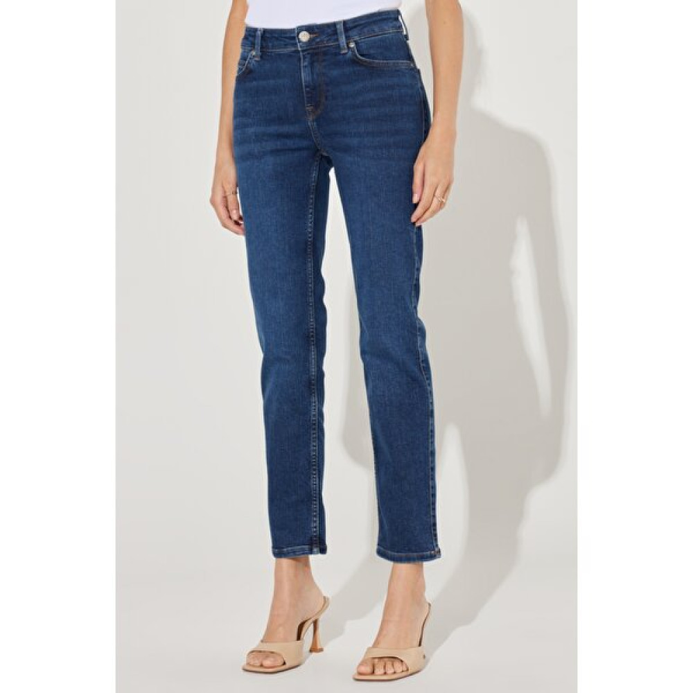 Lee Marion Straight Fit Düz Kesim Normal Bel Esnek Jean Kot Pantolon Bayan Jeans / Kot Pantolon Fiyatı