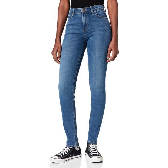 Lee Scarlett Skinny kadın kot pantolon Blau (Mid Copan Iw) 27W / 31L Bayan Jeans / Kot Pantolon Fiyatı