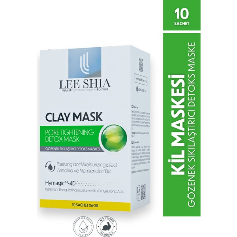 Lee Shia - Gözenek Sıkılaştırıcı Detoks Maske 6grx10 Maskeler Fiyatı