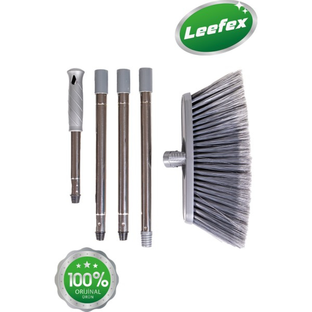 Leefex Profosyonel Genel Temizlik Fırça Seti 120 cm Paslanmaz Temizlik Malzemeleri Fiyatı