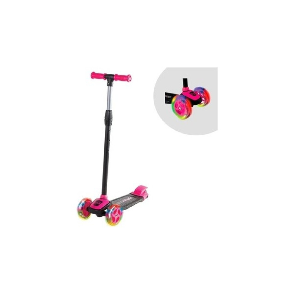 Lees home Pembe Cool Wheels LED Işıklı 3 Tekerlekli Yükseklik Ayarlı Twist Çocuk Scooter 3-9 Yaş Açık Hava, Deniz ve Spor Oyuncakları Fiyatı