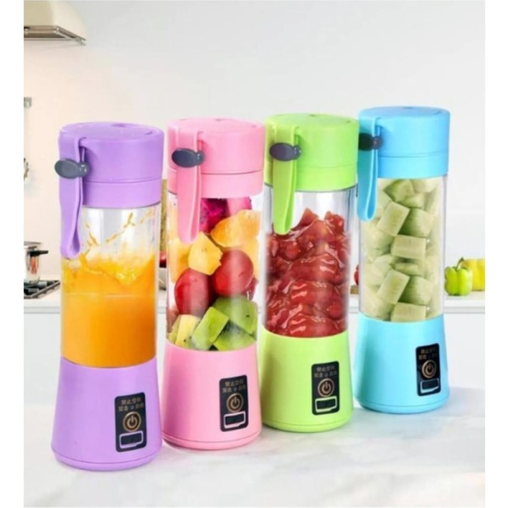 Lees home Portatif Şarjlı Taşınabilir Mobil Kişisel Blender 380 ml - Mavi Blenderler Fiyatı
