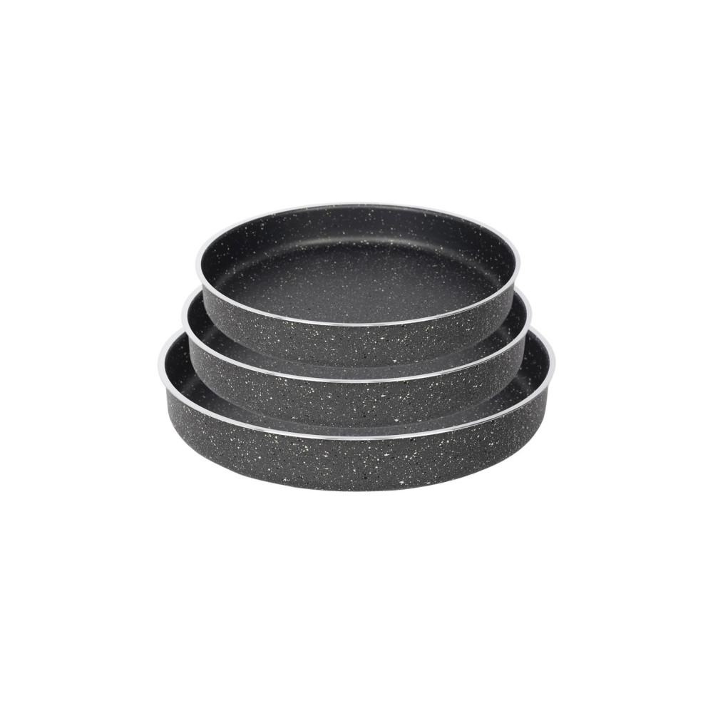 LeesHome Granit 3 Fırın Tepsi Seti 30-32-34 Cm. Tepsiler / Fırın Kapları Fiyatı