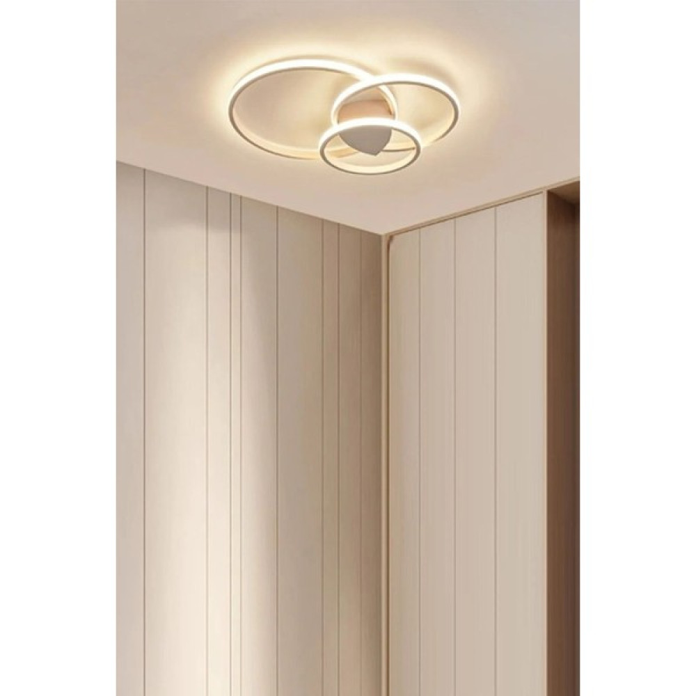 Legacy Sole Modern Tasarım Beyaz Renk Salon - Mutfak - Hol Beyaz LED 3 Lü Avize Avize Fiyatı