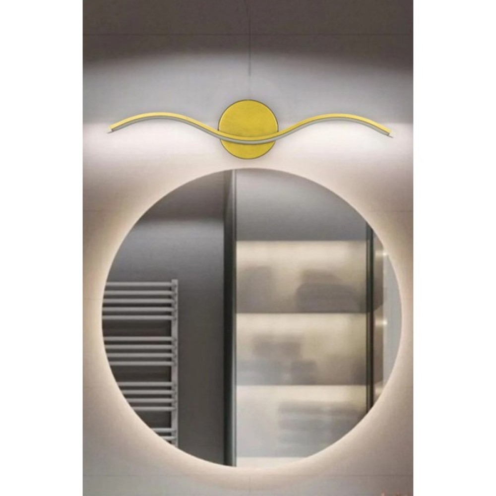 Legacy Wave Modern Tasarım Eskitme Renk Gün Işığı Ledli Banyo - Mutfak - Salon LED Duvar Aplik Aplikler Fiyatı