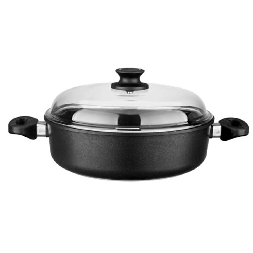 Leggno 28 CM Black Döküm Sığ Tencere Blk2222St28 Tencereler Fiyatı