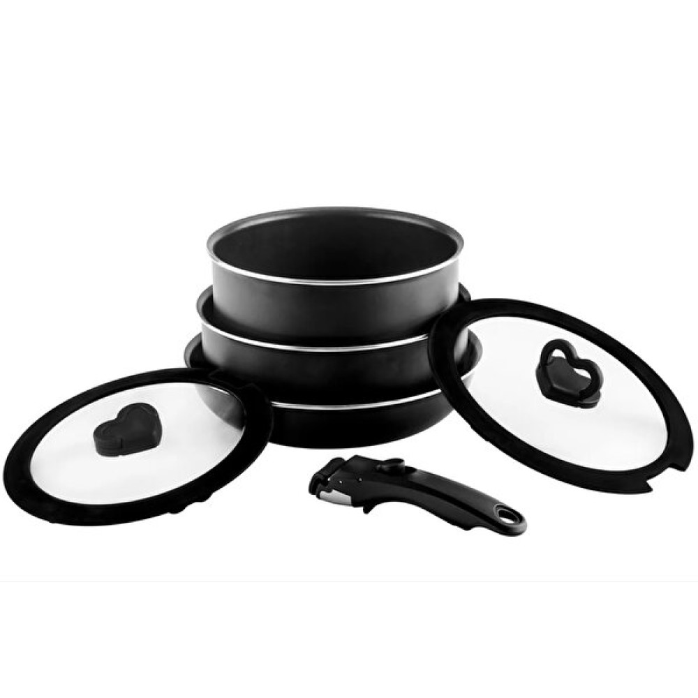 Leggno All-In-One Special Edition Titanium 6 Parça Tencere ve Tava Seti Aio2252Set6Sp Tencereler Fiyatı