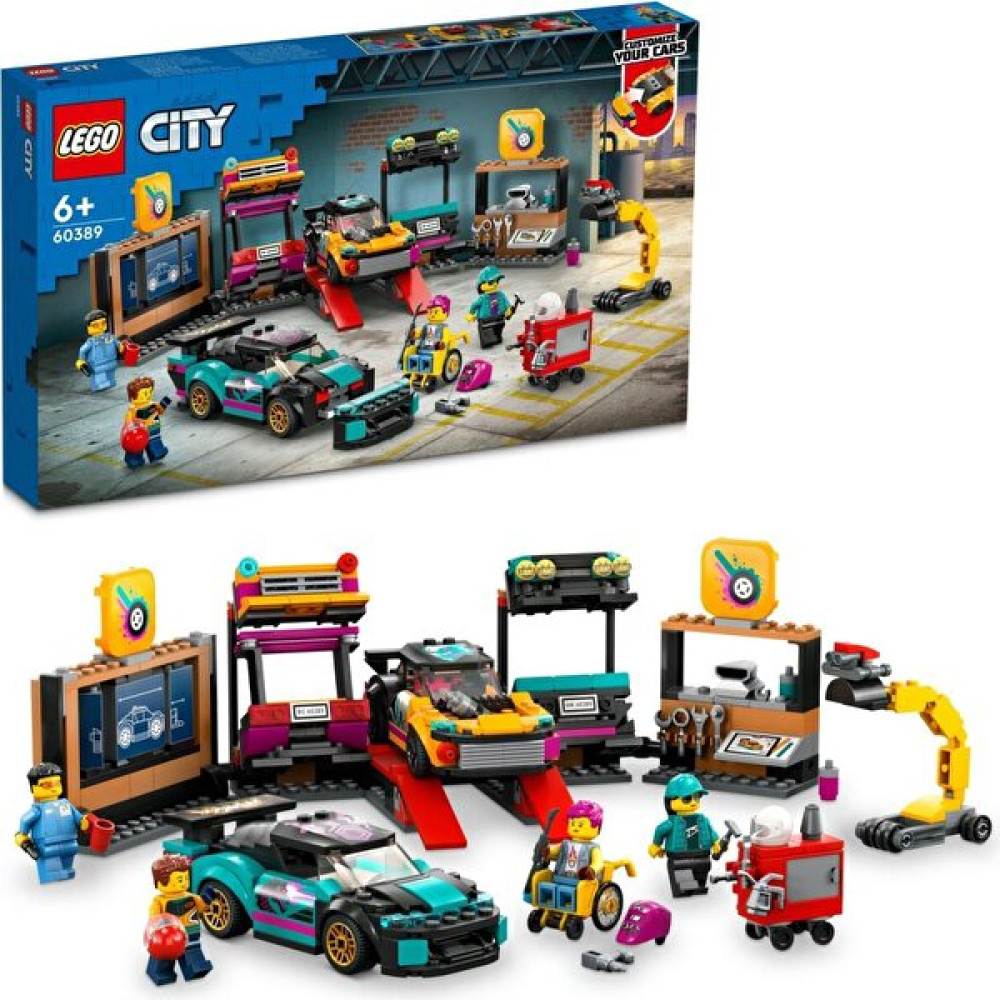 LEGO ® City Araç Modifiye Atölyesi 60389 - 6 Yaş ve Üzeri Çocuklar için Yapım Seti (507 Parça) Legolar ( Yapım Oyuncakları ) Fiyatı