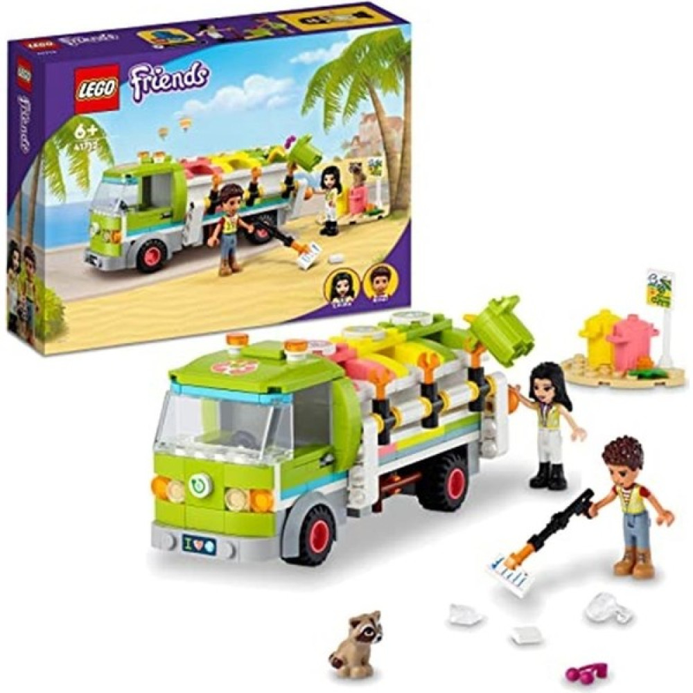 LEGO ® Friends Geri Dönüşüm Kamyonu 41712 - 6 Yaş ve Üzeri Çocuklar Için Oyuncak Çöp Kamyonu Yapım Oto Boyaları Fiyatı