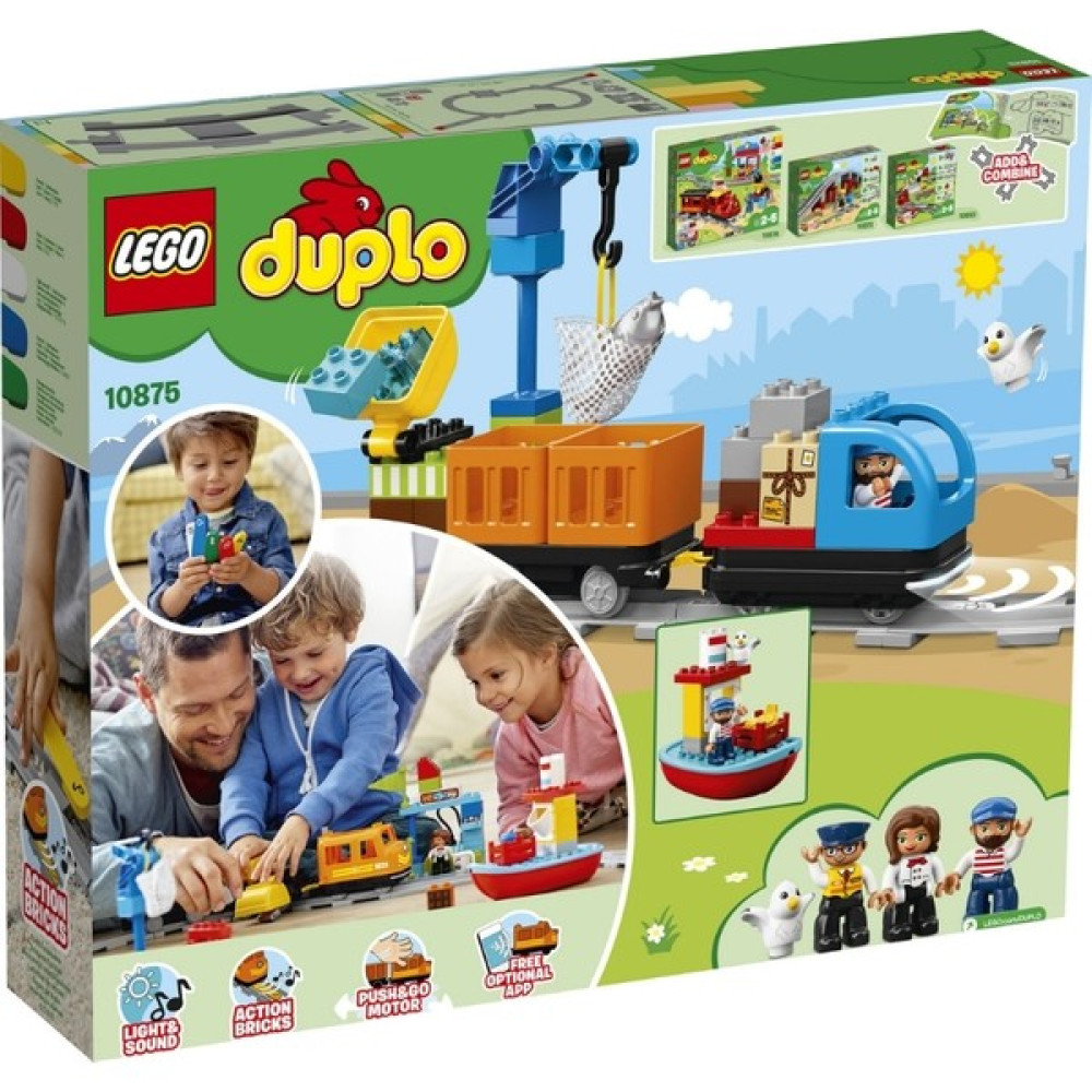 LEGO® LEGO Duplo Kargo Treni 10875 - 105 Parça 2+ Oto Boyaları Fiyatı