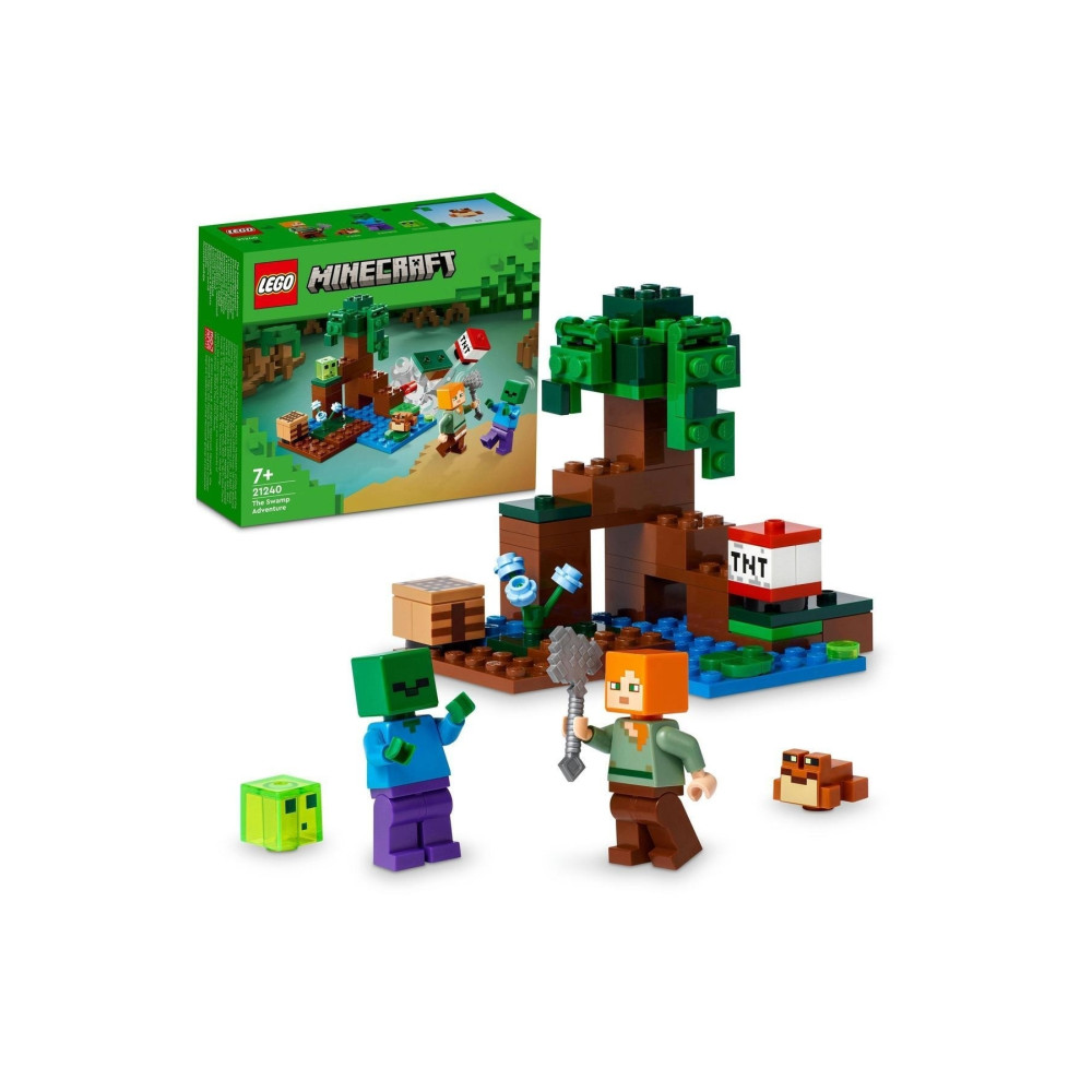 LEGO ® Minecraft® Bataklık Macerası 21240 - 7 Yaş ve Üzeri Çocuklar için Oyuncak Yapım Seti(65 Parça) Legolar ( Yapım Oyuncakları ) Fiyatı