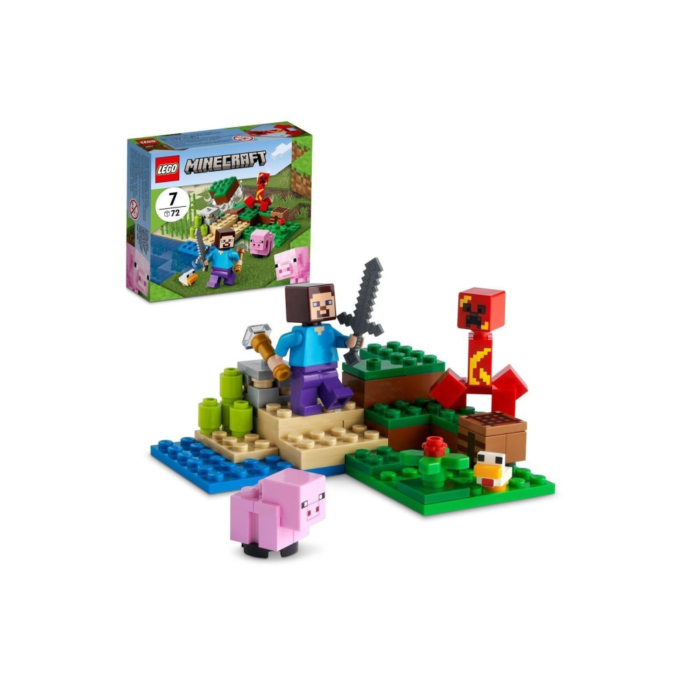 LEGO ® Minecraft® Creeper™ Pususu 21177 Yapım Seti (72 Parça) Legolar ( Yapım Oyuncakları ) Fiyatı