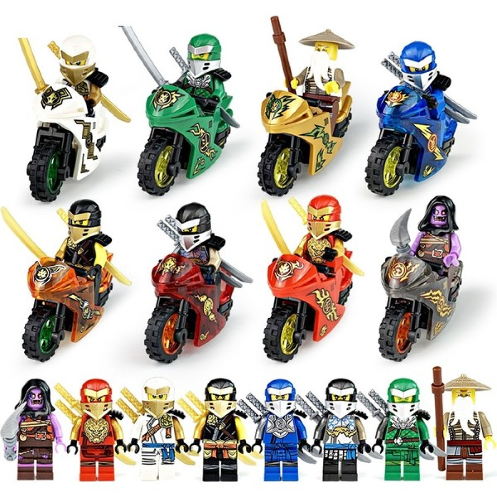 Legodyy 8 Adet Ninjago Motorlu Serisi LEGO Uyumlu Görsel Ile Aynıdır Legolar ( Yapım Oyuncakları ) Fiyatı