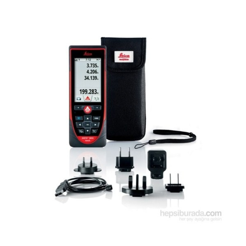 LEICA Disto D810 Dokunmatik Ekran Dış Saha Kameralı Bluetooth' lu Lazer Metre ( 200 Metre ) Nalburiye & Hırdavat Fiyatı