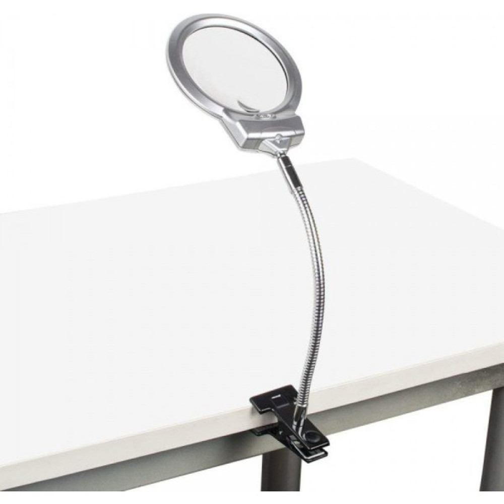 Leidory Işıklı Büyüteç Tamirci Büyüteci Çalışma Lambası Lup Mercek 130MM Büyüteç Fiyatı