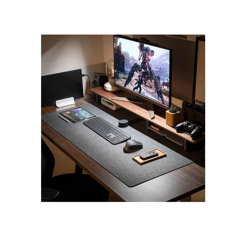 Leiste Keçe Çalışma Masası Düzenleme Ve Oyuncu Mouse Pedi Masa Üstü Düzenleyici Mat 50x100 Cm Mouse Pad Fiyatı