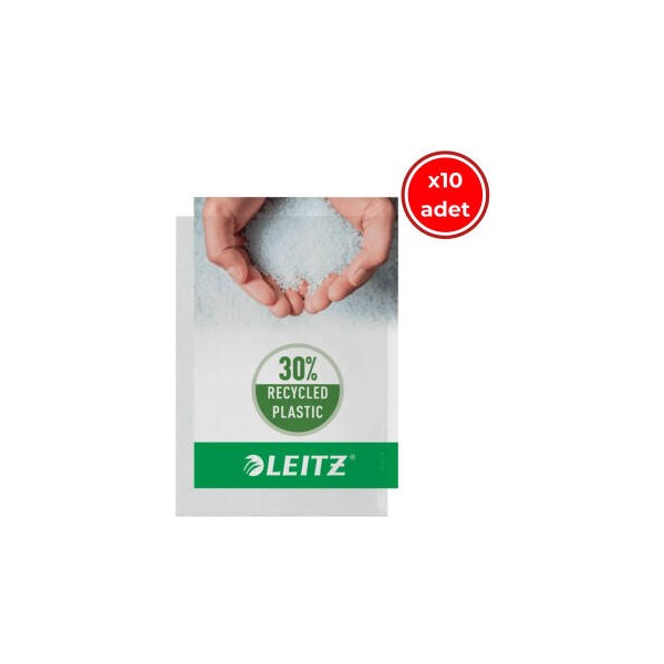 Leitz Poşet Dosya, 10 Adet, 100'LÜ Paket, A4 Boyut, Şeffaf - Poşet Dosya Klasör Fiyatı